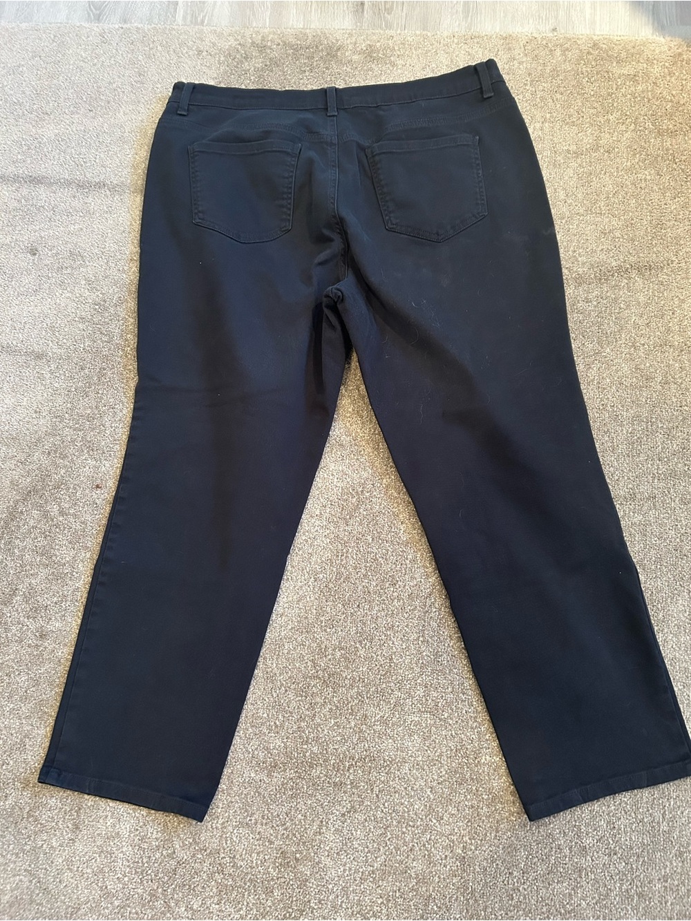 Gloria Vanderbilt Black Amanda Jeans 18W -